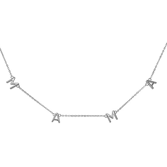 MAMA Trending Necklace in Gold or Silver - Picture 1 of 3